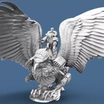  Griffin knight - battle armed  3d model for 3d printers