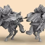  Royal guard mounted - cybernetic  3d model for 3d printers