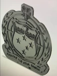 Modelo 3d de Samoa escudo de armas para impresoras 3d