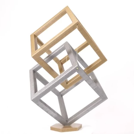  Levitating cube - tensegrity  3d model for 3d printers