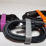 Modelo 3d de Organizador de cables 5 tamaños / rango de cable de 5 tailles para impresoras 3d