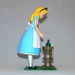 Modelo 3d de Alice para impresoras 3d