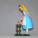 Modelo 3d de Alice para impresoras 3d