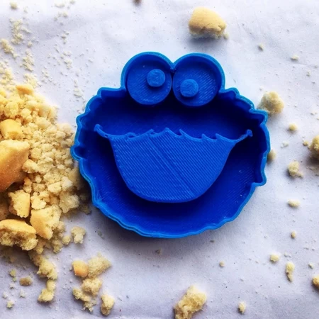  Cookie monster cookie cutter  3d model for 3d printers