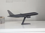 Modelo 3d de Airbus a220-100 - moderno avión de propulsión a chorro - 1:144 para impresoras 3d