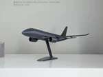  Airbus a220-100 - modern jet airplane - 1:144  3d model for 3d printers