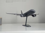  Airbus a220-100 - modern jet airplane - 1:144  3d model for 3d printers