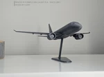 Modelo 3d de Airbus a220-100 - moderno avión de propulsión a chorro - 1:144 para impresoras 3d