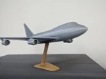 Modelo 3d de Boeing 747sp – 1:200 para impresoras 3d