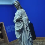 Modelo 3d de  la virgen maría de un grupo de la anunciación  para impresoras 3d