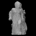 Modelo 3d de  maría magdalena del lamento sobre cristo muerto  para impresoras 3d