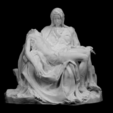 Modelo 3d de  la piedad de la basílica de san pedro, en el vaticano  para impresoras 3d