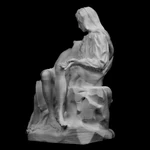 Modelo 3d de  la piedad de la basílica de san pedro, en el vaticano  para impresoras 3d