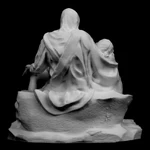 Modelo 3d de  la piedad de la basílica de san pedro, en el vaticano  para impresoras 3d