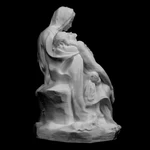 Modelo 3d de  la piedad de la basílica de san pedro, en el vaticano  para impresoras 3d