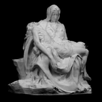 Modelo 3d de  la piedad de la basílica de san pedro, en el vaticano  para impresoras 3d