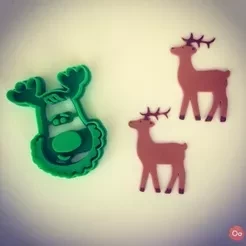 Rudolph, el Reno de Cortador de la Galleta