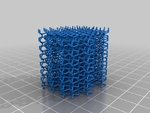 Modelo 3d de Las estructuras de celosía - mikrostrukturen para impresoras 3d