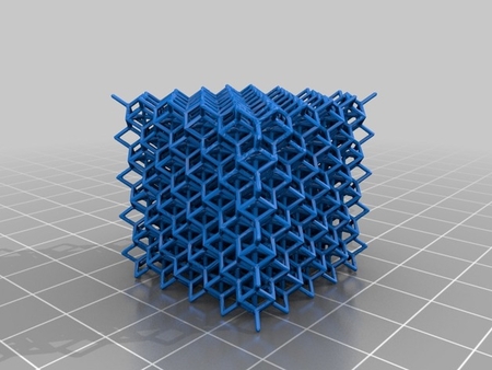  Lattice structures - mikrostrukturen  3d model for 3d printers