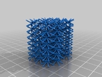 Modelo 3d de Las estructuras de celosía - mikrostrukturen para impresoras 3d