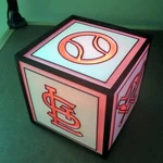 Modelo 3d de De béisbol de la luz-cubo para impresoras 3d