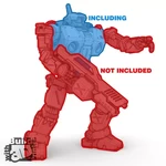  Heavy gun walker (torso option part)  3d model for 3d printers