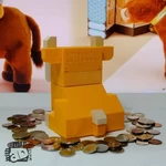  Ox coin bank  3d model for 3d printers