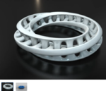 Modelo 3d de Mobius brazalete para impresoras 3d