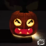  Face changing halloween pumpkin  3d model for 3d printers