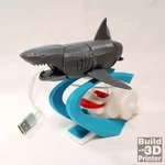  A motorized shark  3d model for 3d printers