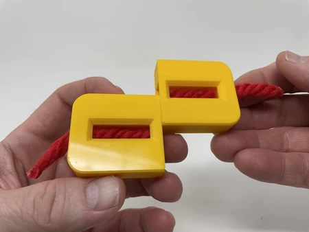  3d printed rope puzzler  3d model for 3d printers