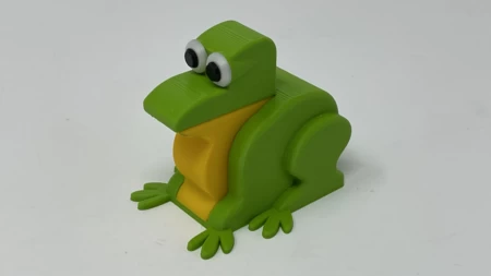 A 3D Printed Simple Mechanical Frog.
