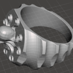 Modelo 3d de Octo-ring para impresoras 3d