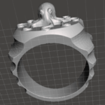 Modelo 3d de Octo-ring para impresoras 3d
