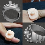 Modelo 3d de Octo-ring para impresoras 3d