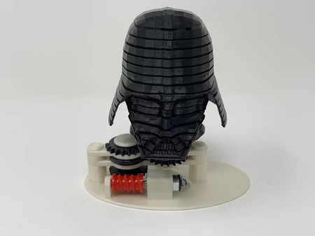 Darth 2: Un Casco Animado Impreso En 3D De Darth Vader.