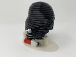 Modelo 3d de Darth 2: un casco animado impreso en 3d de darth vader. para impresoras 3d