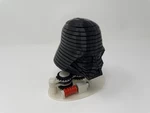 Modelo 3d de Darth 2: un casco animado impreso en 3d de darth vader. para impresoras 3d