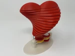 Modelo 3d de Un corazón de san valentín animado impreso en 3d para mi san valentín! para impresoras 3d