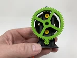  Cycloidal disk electro mechanical timer.  3d model for 3d printers