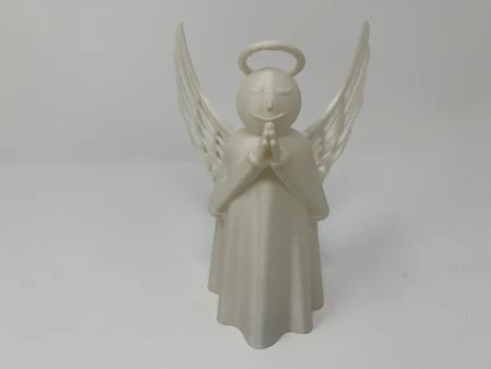  A 3d printed animated angel christmas tree topper.  3d model for 3d printers