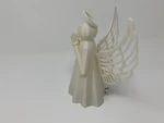  A 3d printed animated angel christmas tree topper.  3d model for 3d printers