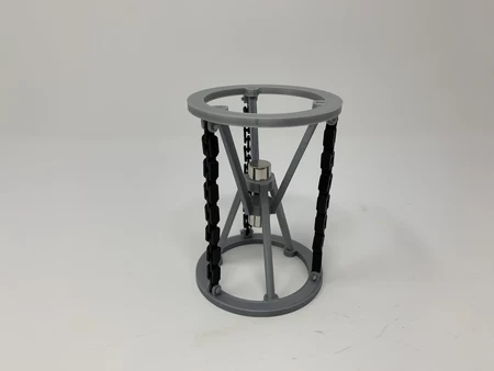 Modelo de Tensegridad Magnética Impreso en 3D