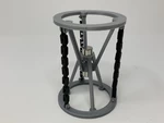  3d printed magnetic tensegrity model  3d model for 3d printers