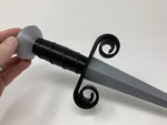  Cosplay dagger.  3d model for 3d printers