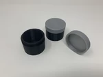  How i designed a simple threaded container with autodesk fusion 360.  3d model for 3d printers