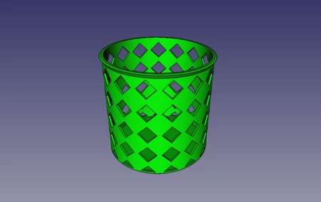  Pen holder cup  3d model for 3d printers