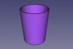  Simple, small pen holder cup  3d model for 3d printers