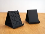Modelo 3d de Voronoi y soporte para teléfono regular (sin soporte) para impresoras 3d