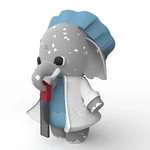  Lucca, the surgeon apprentice  3d model for 3d printers
